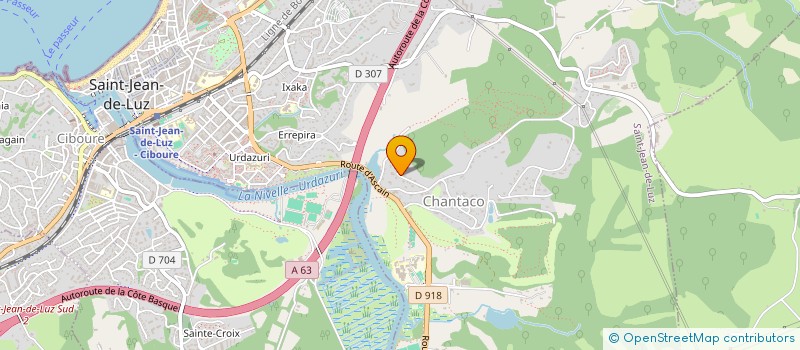 localisation de l'entreprise SCI LASTOLA GORA à SAINT-JEAN-DE-LUZ