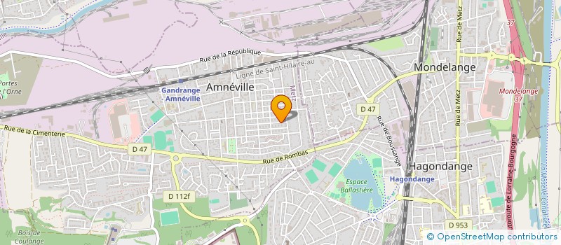 localisation de l'entreprise SCI LASTRA L&A  AMNEVILLE