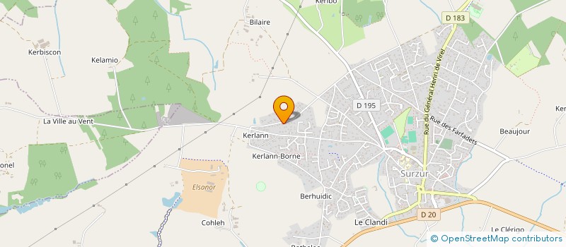 localisation de l'entreprise SCI LASVENN  SURZUR