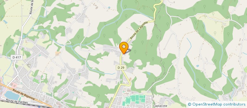 localisation de l'entreprise SCI LASWIG  PEYREHORADE