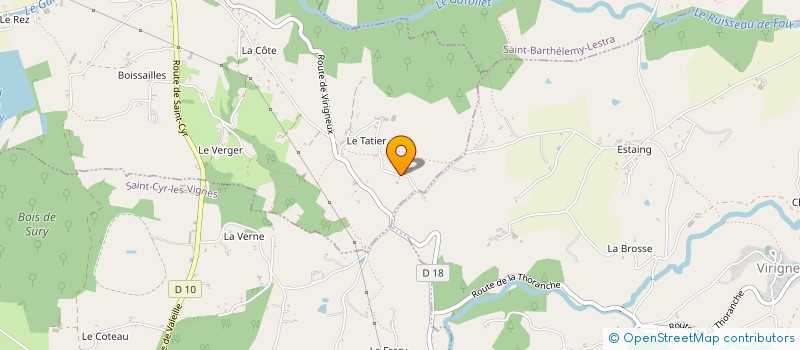 localisation de l'entreprise SCI LASYGALE  VALEILLE