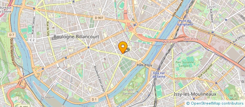 localisation de l'entreprise SCI LATACHA à BOULOGNE-BILLANCOURT
