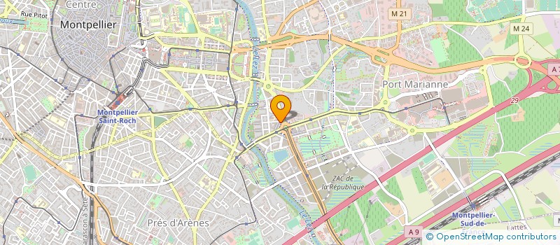 localisation de l'entreprise SCI LATARIANE à MONTPELLIER