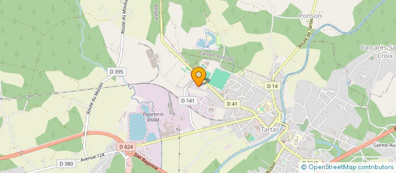 localisation de l'entreprise SCI LATCHALOT à TARTAS