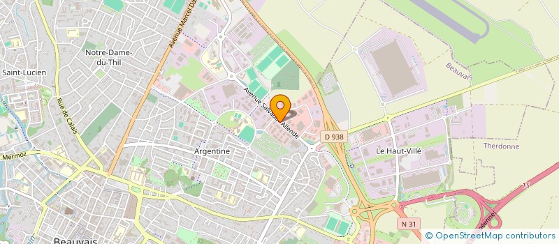 localisation de l'entreprise SCI LATECO' AIR à AMIENS