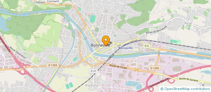 localisation de l'entreprise SCI LATECOERE  BONNEVILLE