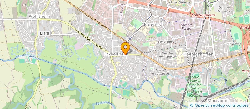 localisation de l'entreprise SCI LATELIER  ECKBOLSHEIM