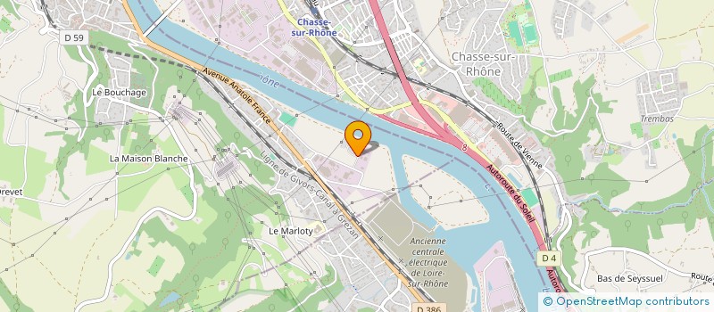 localisation de l'entreprise SCI LATERRE  GIVORS