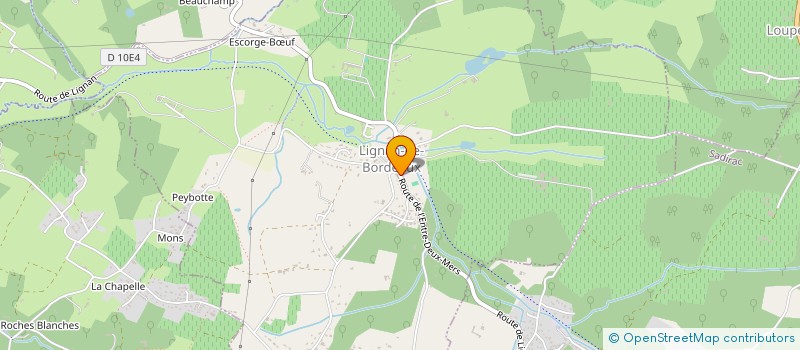 localisation de l'entreprise SCI LATERRE  LIGNAN-DE-BORDEAUX