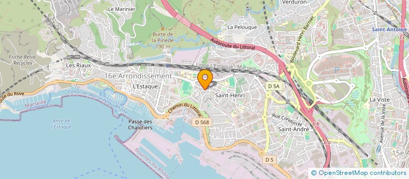 localisation de l'entreprise SCI LATHE à MARSEILLE