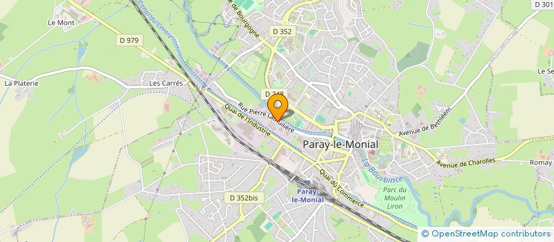 localisation de l'entreprise SCI LATHUILIERE  PARAY-LE-MONIAL