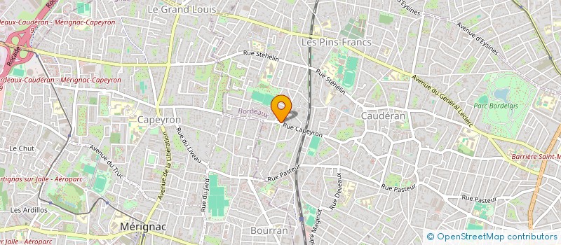 localisation de l'entreprise SCI LATIE-MARGUINAUD  BORDEAUX