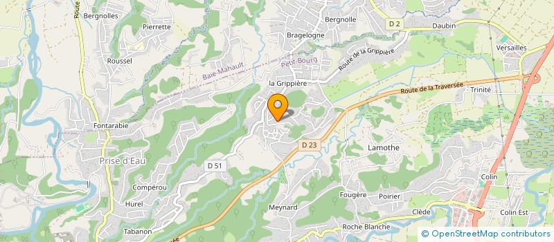 localisation de l'entreprise SCI LATILI  PETIT-BOURG