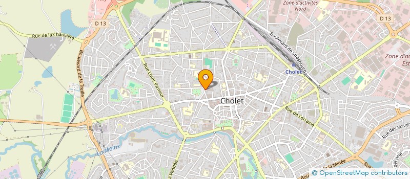 localisation de l'entreprise SCI LATIMMO à CHOLET