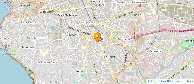 localisation de l'entreprise SCI LATIN à MARSEILLE