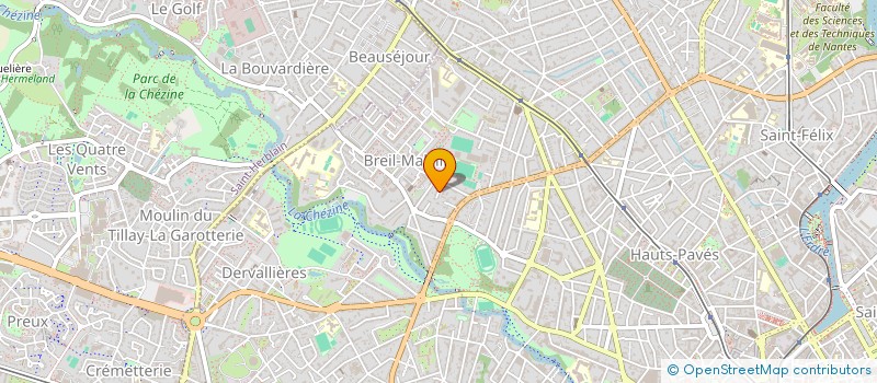 localisation de l'entreprise SCI LATINE à NANTES