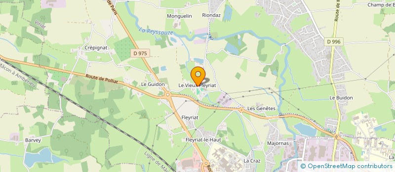 localisation de l'entreprise SCI LATITUDE 45 à VIRIAT