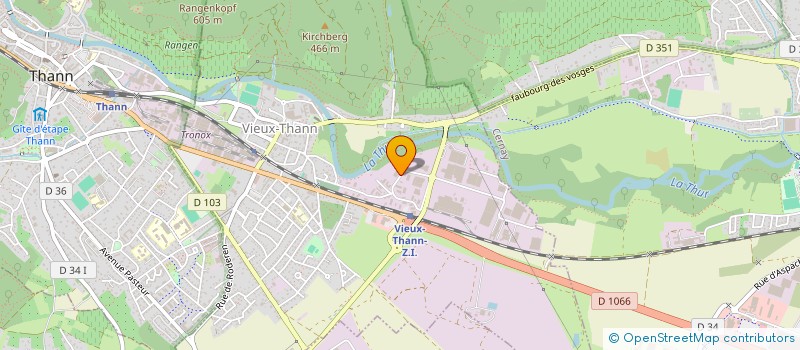 localisation de l'entreprise SCI LATITUDE 47  VIEUX-THANN