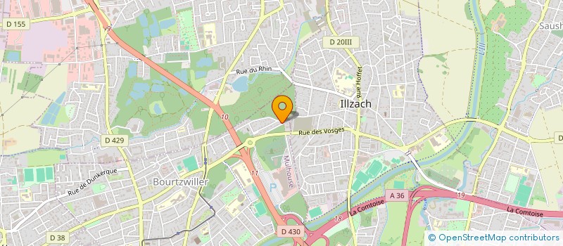 localisation de l'entreprise SCI LATODY  MULHOUSE