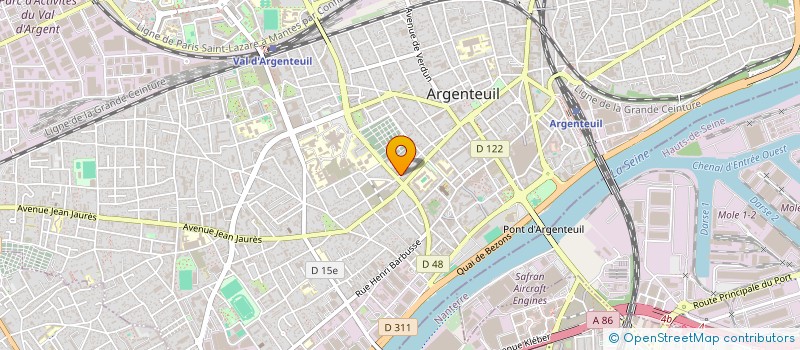 localisation de l'entreprise SCI LATOUR  ARGENTEUIL