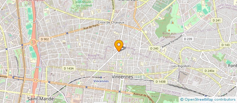 localisation de l'entreprise SCI LATOUR à VINCENNES