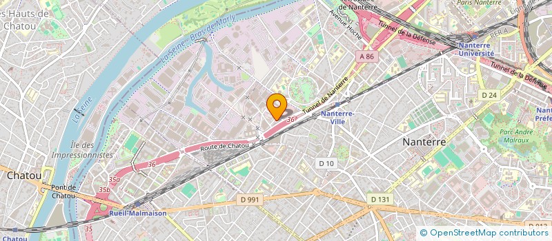 localisation de l'entreprise SCI LATOUR  NANTERRE