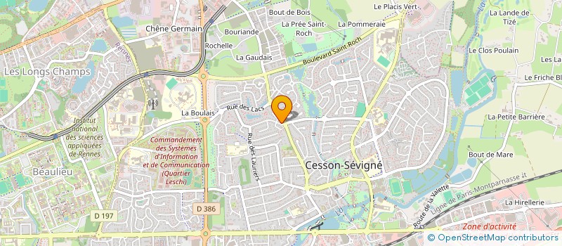 localisation de l'entreprise SCI LATOUR à CESSON-SEVIGNE