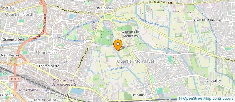 localisation de l'entreprise SCI LATOUR D ESPAGNE  AVIGNON