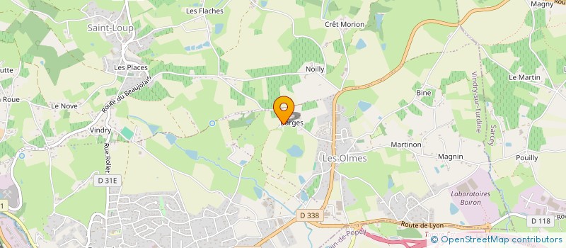 localisation de l'entreprise SCI LATOUR-DOLIGEZ  VINDRY-SUR-TURDINE