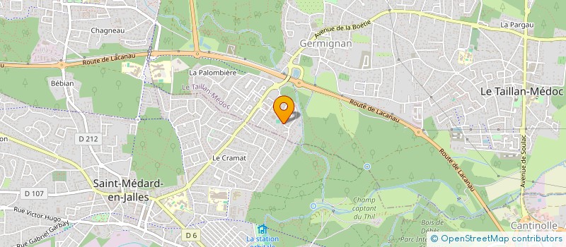 localisation de l'entreprise SCI LATOURNERIE'S  LE TAILLAN-MEDOC