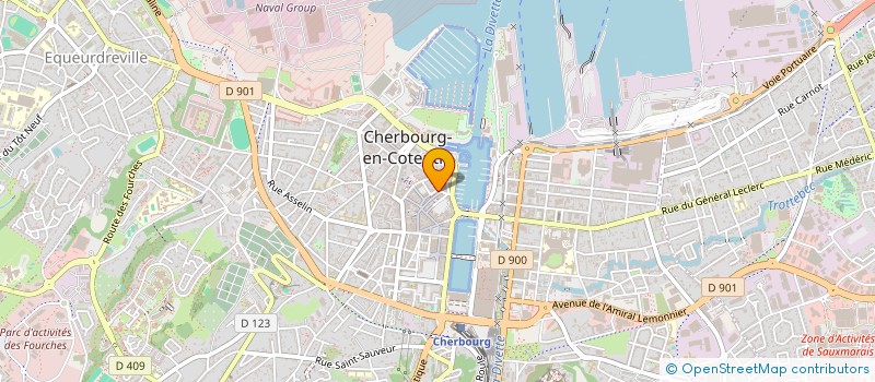 localisation de l'entreprise SCI LATROUITE à CHERBOURG-EN-COTENTIN