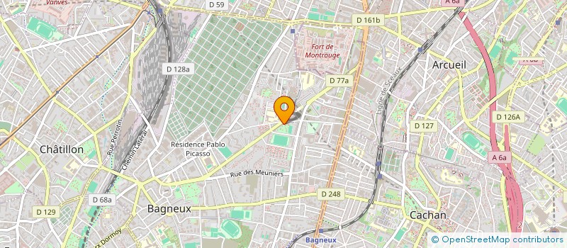 localisation de l'entreprise SCI LATTE à BAGNEUX