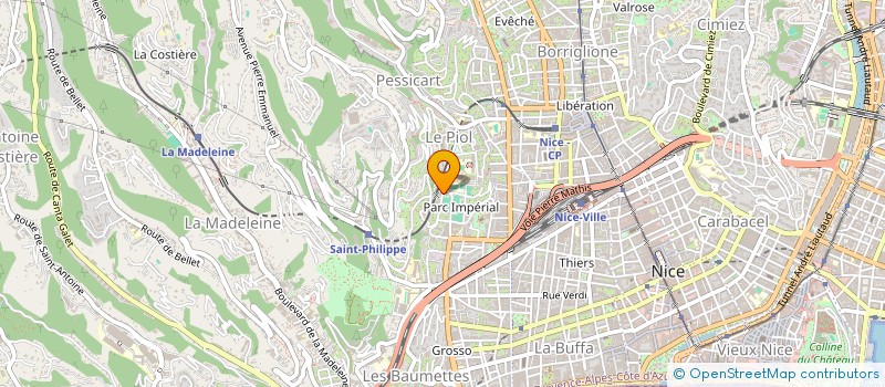 localisation de l'entreprise SCI LATTES à NICE