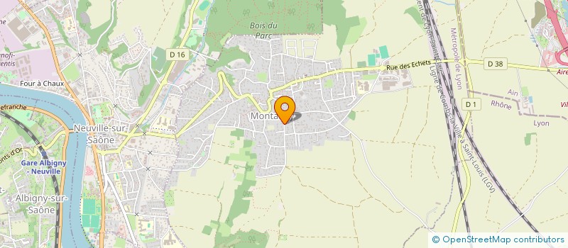 localisation de l'entreprise SCI LATTES  SAINT-CYR-AU-MONT-D'OR