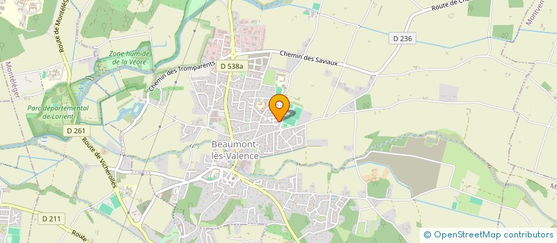 localisation de l'entreprise SCI LATTIMMO à BEAUMONT-LES-VALENCE