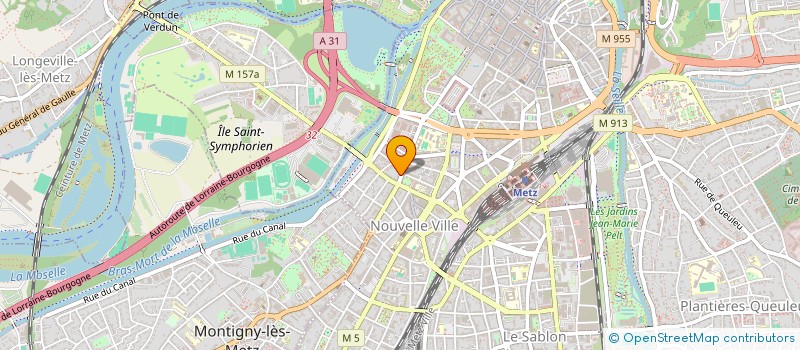 localisation de l'entreprise SCI LATTRE  METZ