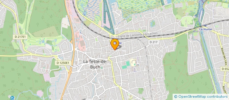 localisation de l'entreprise SCI LATTRE DE TASSIGNY  LA TESTE-DE-BUCH