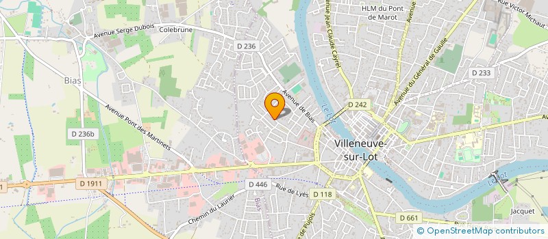 localisation de l'entreprise SCI LATUR  VILLENEUVE-SUR-LOT