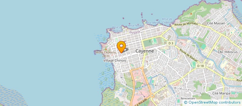 localisation de l'entreprise SCI LAU  CAYENNE