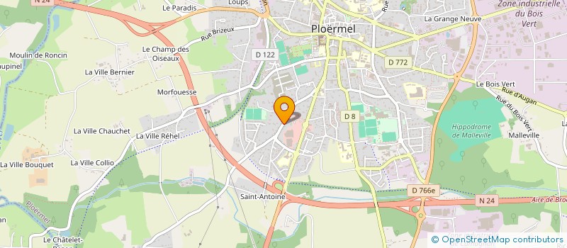 localisation de l'entreprise SCI LAU-AN  PLOERMEL