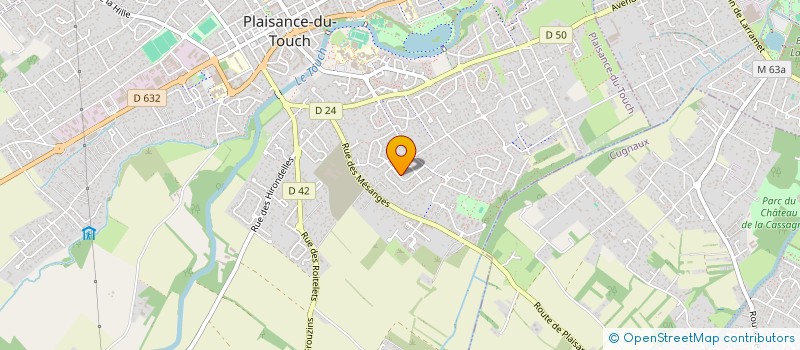 localisation de l'entreprise SCI LAU-CY  PLAISANCE-DU-TOUCH