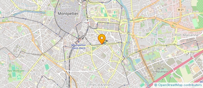 localisation de l'entreprise SCI LAU-KTYF à MONTPELLIER