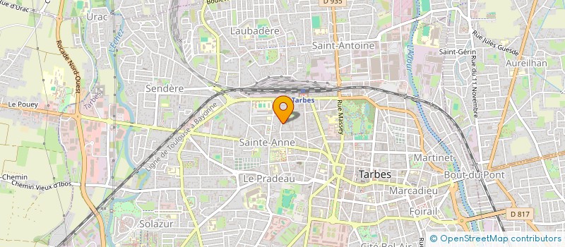 localisation de l'entreprise SCI LAU REM  TARBES