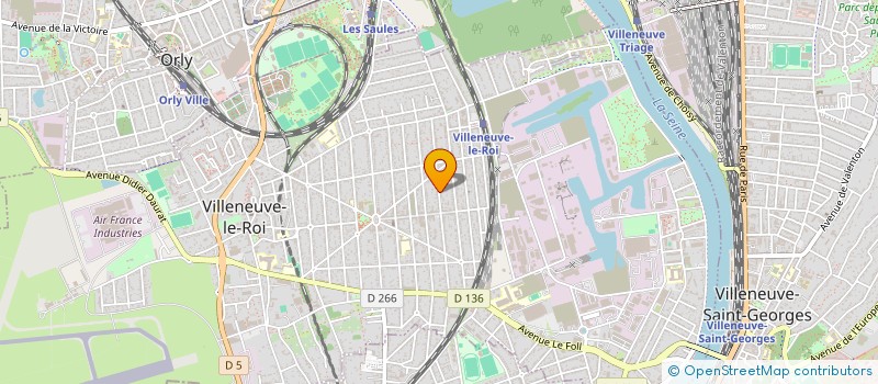 localisation de l'entreprise SCI LAU'STE  VILLENEUVE-LE-ROI