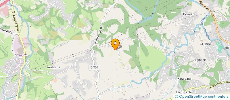 localisation de l'entreprise SCI LAUA  URRUGNE