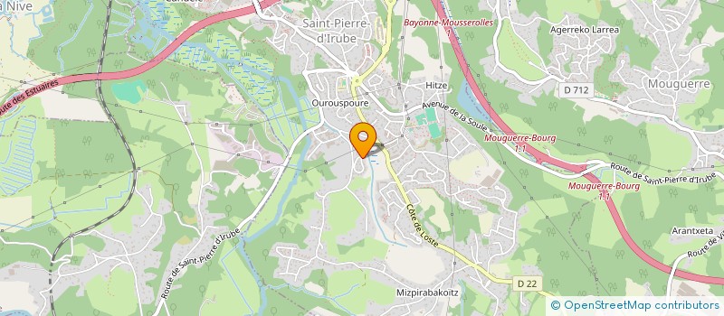 localisation de l'entreprise SCI LAUAK BAT  SAINT-PIERRE-D'IRUBE