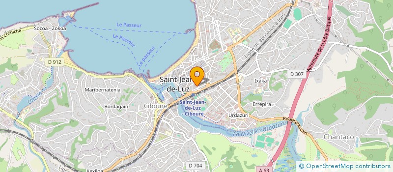 localisation de l'entreprise SCI LAUAK MEDICAL à SAINT-JEAN-DE-LUZ