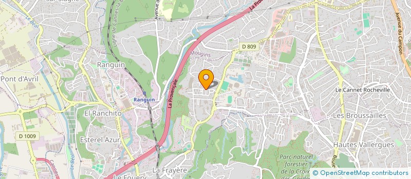 localisation de l'entreprise SCI LAUANN à LE CANNET
