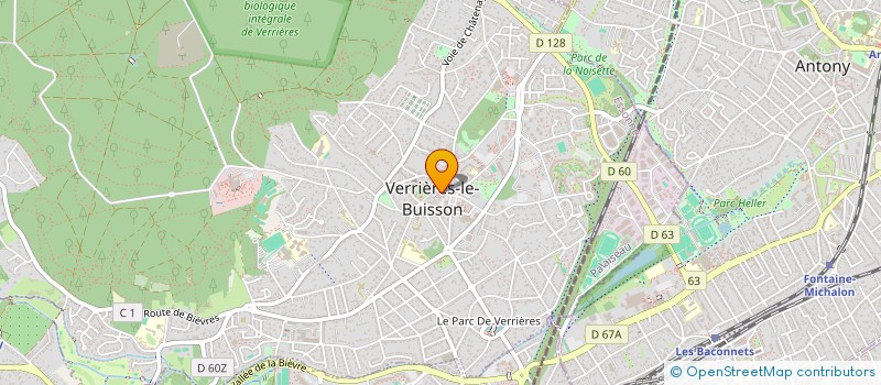 localisation de l'entreprise SCI LAUBELIA  VERRIERES-LE-BUISSON