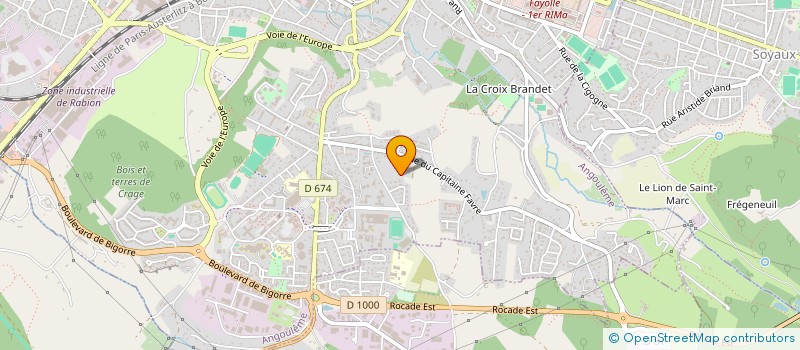 localisation de l'entreprise SCI LAUBERQUI à ANGOULEME